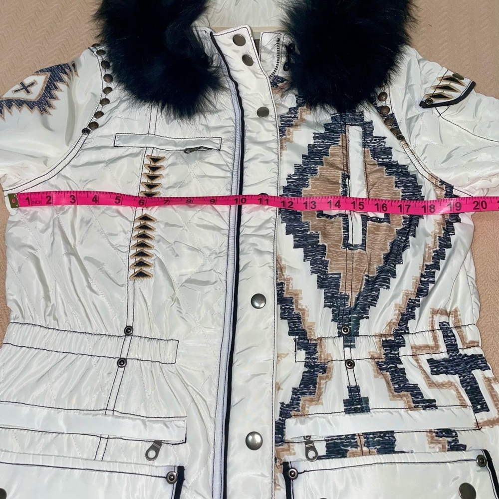 Double D Ranch Western Olla Jacket - Cream and Black - Picture 7 of 8